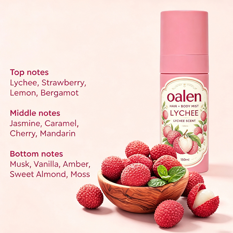 Luxfume Private Label Portable Lychee Scented Hair Body Mist Long Lasting Natural Fruit Aroma Refreshing Fragrance Spray,MY SHOP