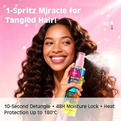 Private Label Herbal Hair Care Detangle Texture Spray Lightweight Hydrating Nourishing and Anti-Itching Hair Detangler Spray,MY SHOP