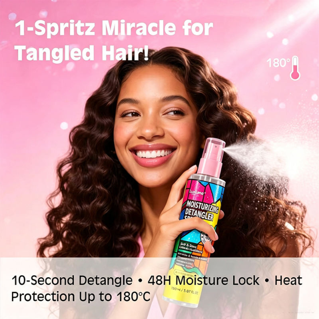 Private Label Herbal Hair Care Detangle Texture Spray Lightweight Hydrating Nourishing and Anti-Itching Hair Detangler Spray,MY SHOP