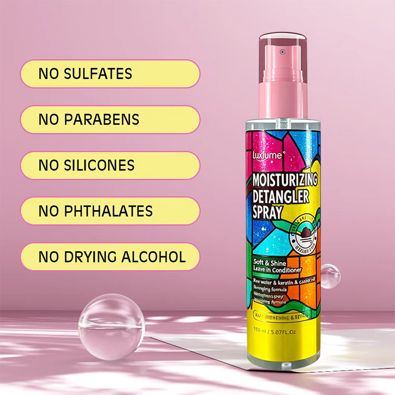 Private Label Herbal Hair Care Detangle Texture Spray Lightweight Hydrating Nourishing and Anti-Itching Hair Detangler Spray,MY SHOP