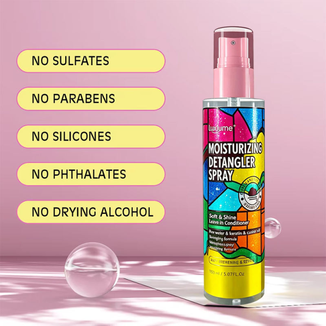 Private Label Herbal Hair Care Detangle Texture Spray Lightweight Hydrating Nourishing and Anti-Itching Hair Detangler Spray,MY SHOP