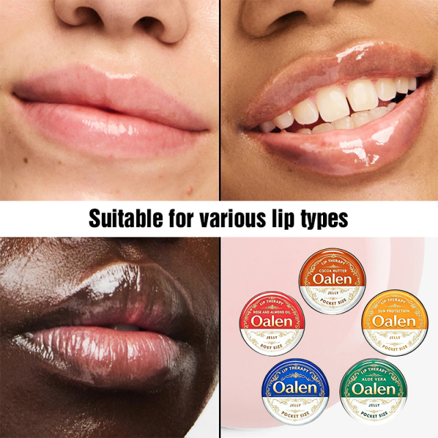 Oalen Private Label Lip Cream Care Tin Lip Balm Multi Flavor Pocket Jelly Lip Balm Soothing Dry Chapped Lip Daily Nourishment,oalen cosmetics
