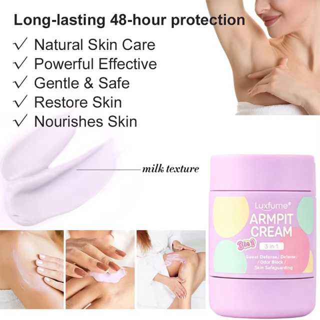 3 in 1 Herbal Long-Lasting Solid Deodorant Cream for Armpits Knees Elbows & Private Parts- Intimate Skin Care,oalen cosmetics