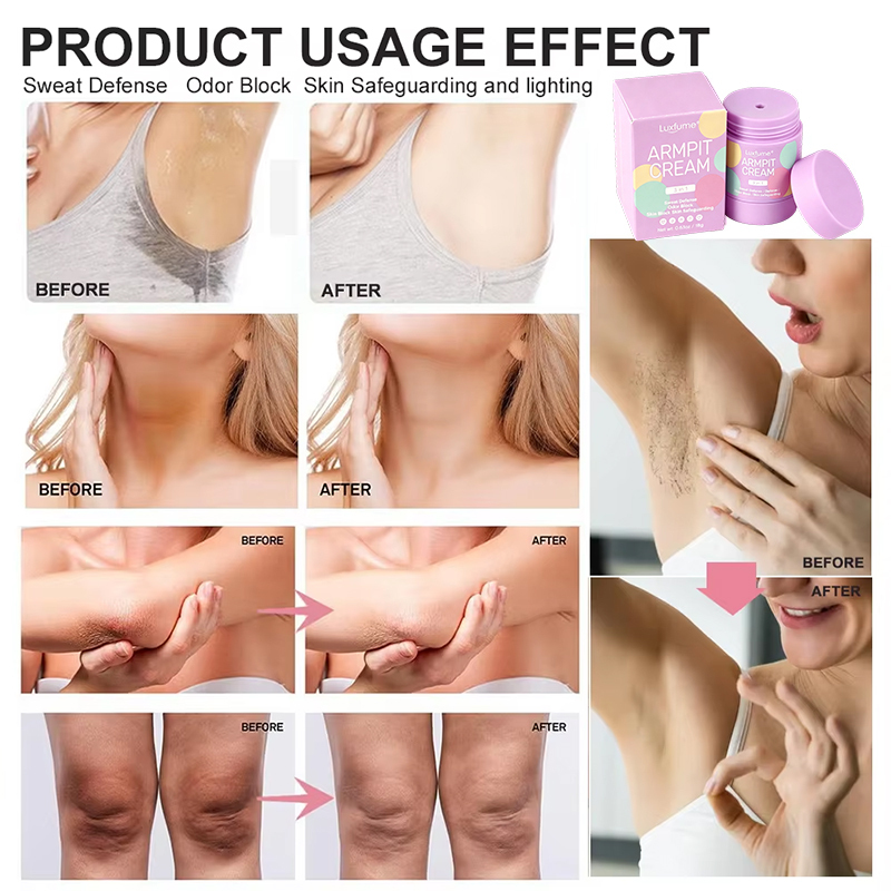 3 in 1 Herbal Long-Lasting Solid Deodorant Cream for Armpits Knees Elbows & Private Parts- Intimate Skin Care,oalen cosmetics