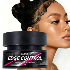 Luxfume Extra Strong Hold Edge Control Gel No Flaking Natural Formula for Texturizing Edges Styling for 4c Curly Coily Hair,MY SHOP