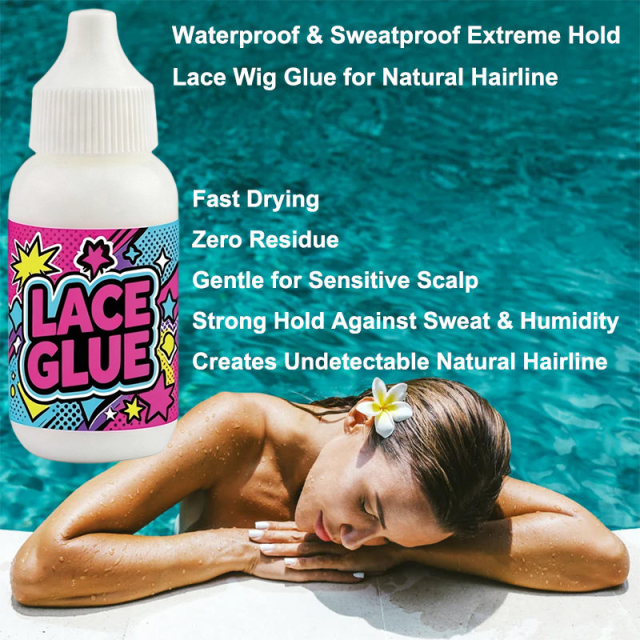 Private Label 1.3oz Adhesive Wig Glue 2oz Skin Guard 1oz Glue Remover Hair System Kit or Lace Frontal Wig Skin Protection,oalen cosmetics