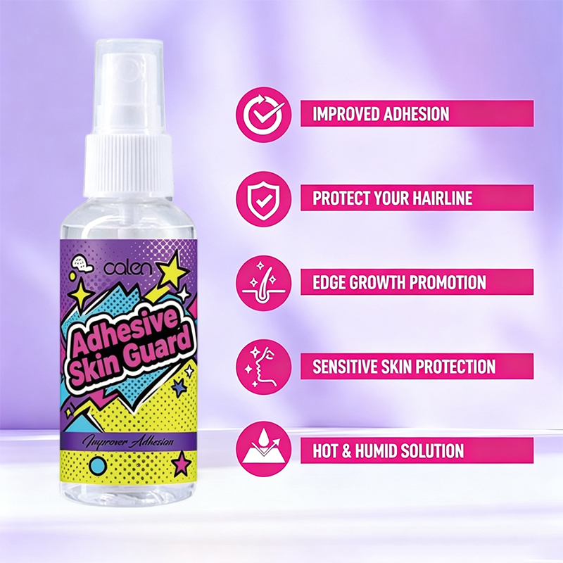 Private Label 1.3oz Adhesive Wig Glue 2oz Skin Guard 1oz Glue Remover Hair System Kit or Lace Frontal Wig Skin Protection,oalen cosmetics