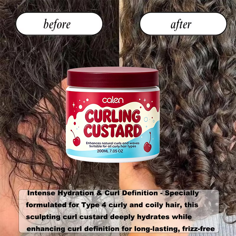 Luxfume 200ML Volume Curls Bouncy Wave Nourishing Curl Jelly Cream Private Label Moisturizing Smoothing Heat Protection Hair,MY SHOP