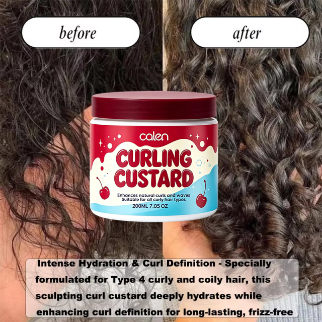 Luxfume 200ML Volume Curls Bouncy Wave Nourishing Curl Jelly Cream Private Label Moisturizing Smoothing Heat Protection Hair,MY SHOP
