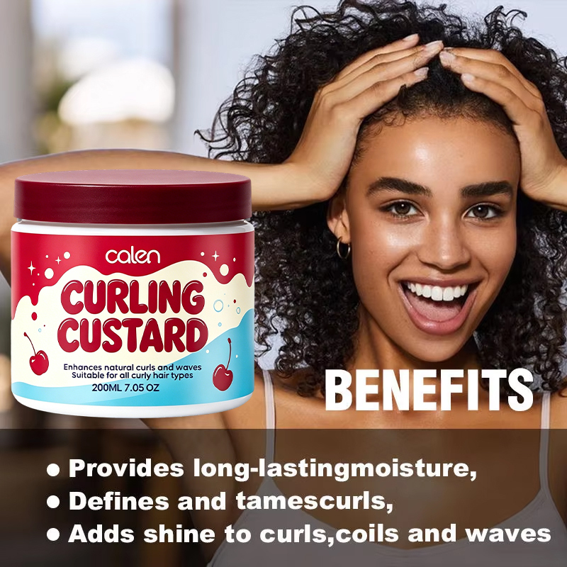 Luxfume 200ML Volume Curls Bouncy Wave Nourishing Curl Jelly Cream Private Label Moisturizing Smoothing Heat Protection Hair,MY SHOP