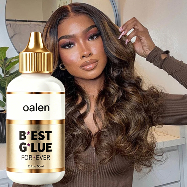 Oalen 60ml 2oz Latex-Free Lace Wig Glue Private Label Long Lasting Waterproof Invisible Adhesive for Wigs Hair Extensions,oalen cosmetics