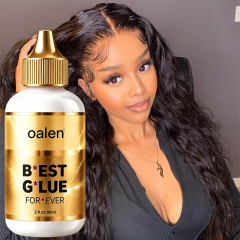 60ml Oalen 2oz Clear Invisible Lace Wig Adhesive Private Label Waterproof Sweatproof Quick Dry Strong Hold Glue for Lace Wigs,oalen cosmetics