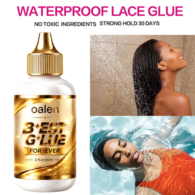 Luxfume 2oz 60ml Invisible Lace Wig Adhesive Private Label Waterproof Long Lasting Glue for Lace Front Wig Hair Extensions,MY SHOP