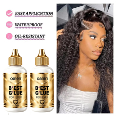 Luxfume 2oz 60ml Strong Hold Clear Lace Wig Adhesive Private Label Sweat Resistant Quick Dry Waterproof Glue for Daily Wig Wear,oalen cosmetics