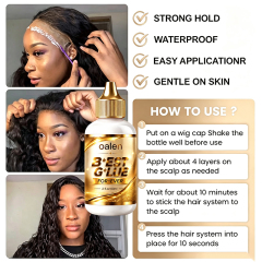 Luxfume 2oz 60ml Invisible Lace Wig Adhesive Private Label Waterproof Long Lasting Glue for Lace Front Wig Hair Extensions,MY SHOP
