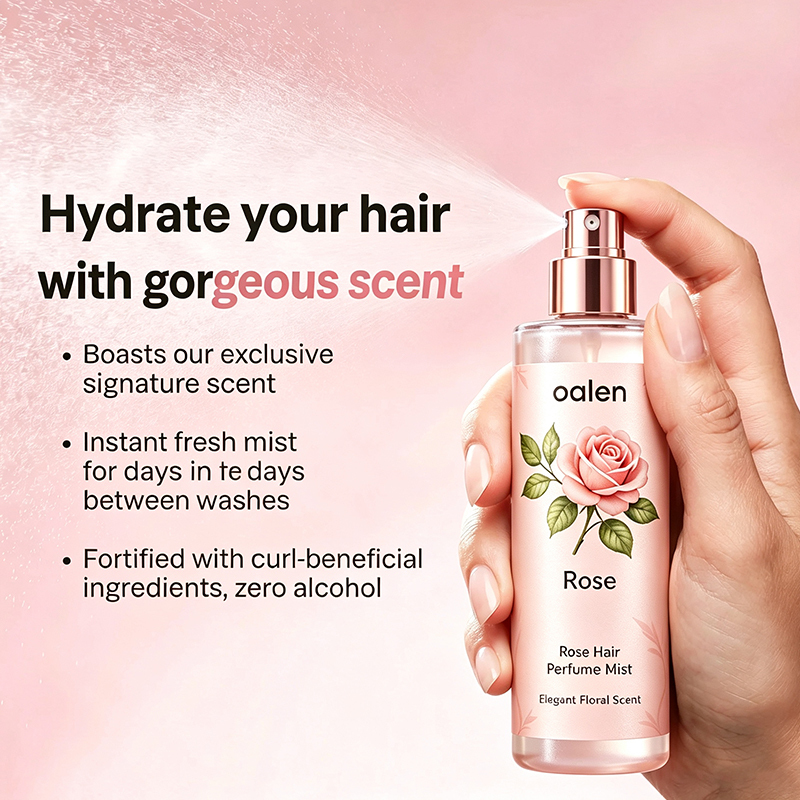 Luxfume Private Label Multi Scent Hair Perfume Mist Coconut Citrus Rose Fragrance Spray for Hair Shine and Long Wear Aroma,MY SHOP