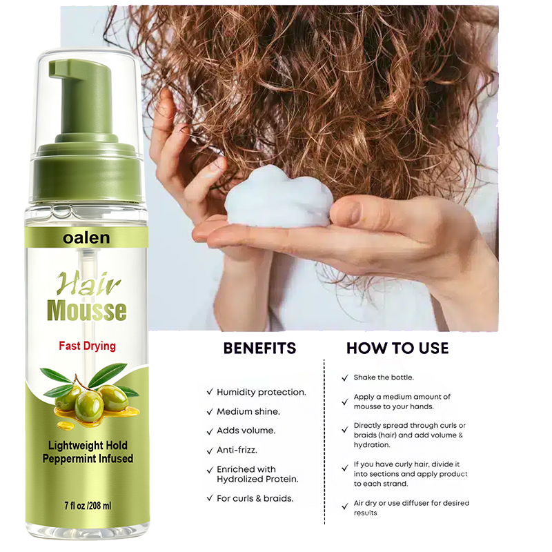 Olive Oil Hair Care Kit Moisture Professional Olive Curly Hair Collection Shampoo Conditioner Masque Growth Oil,oalen cosmetics