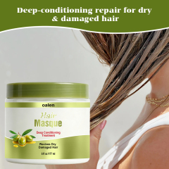 Olive Oil Hair Care Kit Moisture Professional Olive Curly Hair Collection Shampoo Conditioner Masque Growth Oil,oalen cosmetics