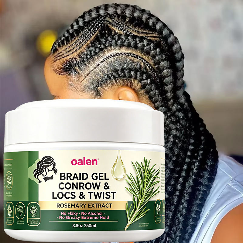 Private Label Strawberry African Black Castor Miracle Extra Hold Shining Loc Twist Braid Gel Long Lasting Braiding Gel for Salon,MY SHOP