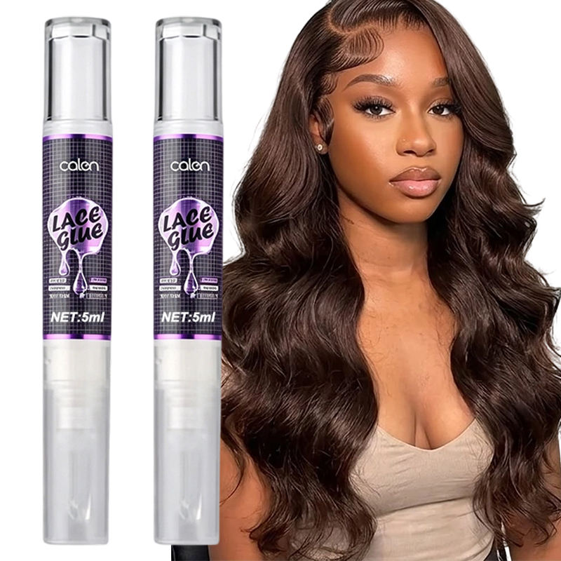 Oalen Private Label Sweat-Proof Free Hands Lace Glue Pen Easy Carry Strong Hold Hair Extension Tool Wig Adhesive Pen for Wig,MY SHOP