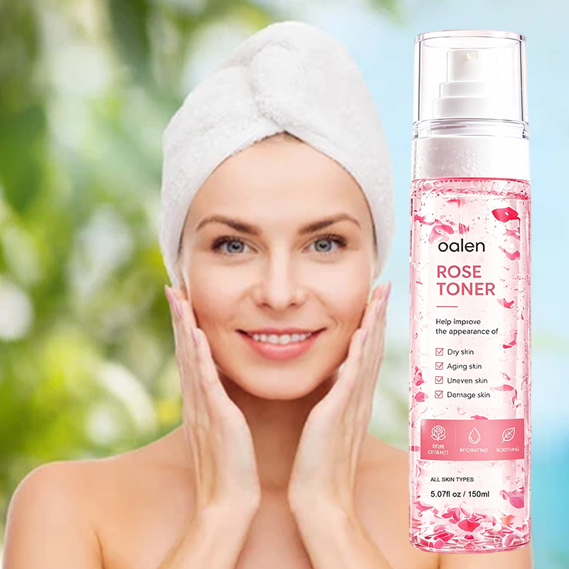 Oalen Private Label Rose Petal Toner Spray Hydrate Soothe Repair Refresh Revitalize Dry Aging Uneven Damaged Dull Facial Skin,MY SHOP