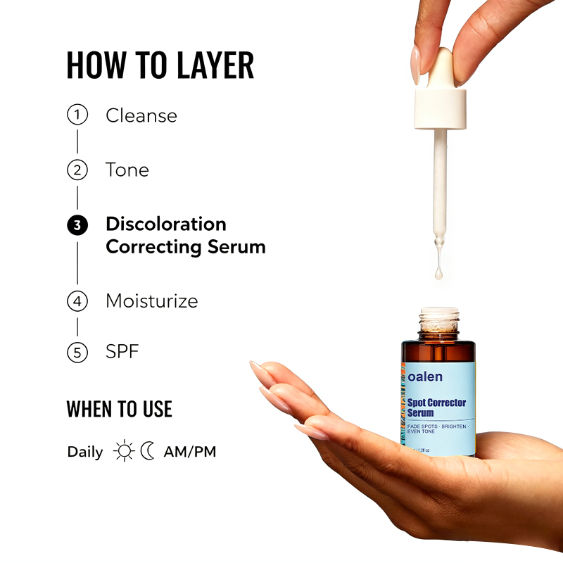 Oalen Private Label Remove Dark Spot Serum Fade Sun Spots Post Acne Marks Brighten Nourish Rejuvenate Repair Soothe Facial Skin,MY SHOP