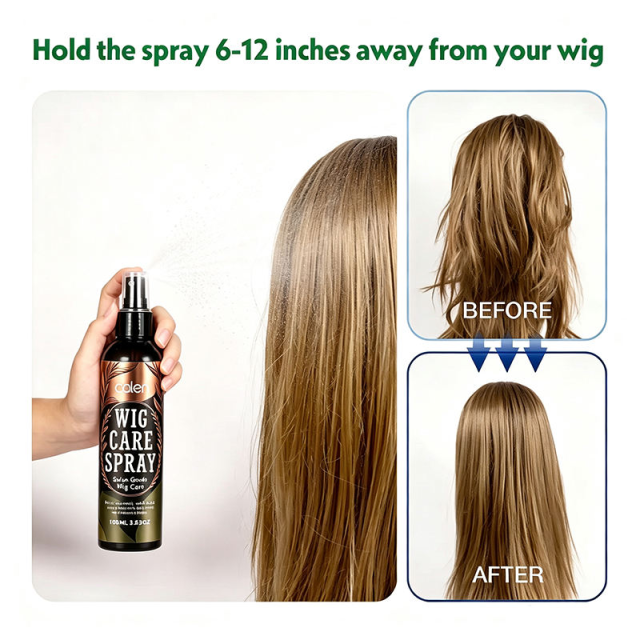 Luxfume 100ML Anti-Dandruff Hyaluronic Acid Tea Tree Oil Removes Wig Buildup and Oil Detangle Frizz Refreshing Wig Spray,oalen cosmetics