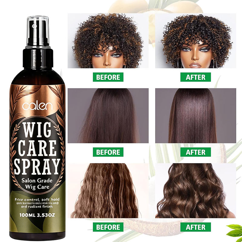 Luxfume 100ML Anti-Dandruff Hyaluronic Acid Tea Tree Oil Removes Wig Buildup and Oil Detangle Frizz Refreshing Wig Spray,oalen cosmetics