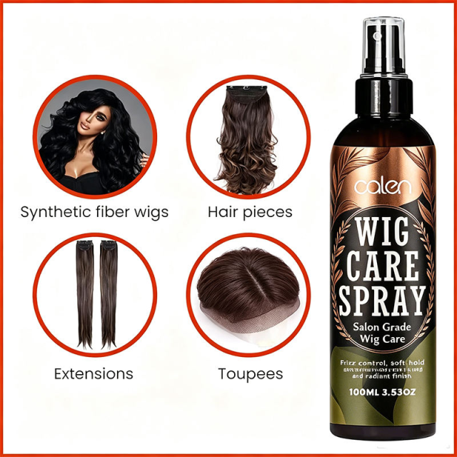 Luxfume 100ML Anti-Dandruff Hyaluronic Acid Tea Tree Oil Removes Wig Buildup and Oil Detangle Frizz Refreshing Wig Spray,oalen cosmetics