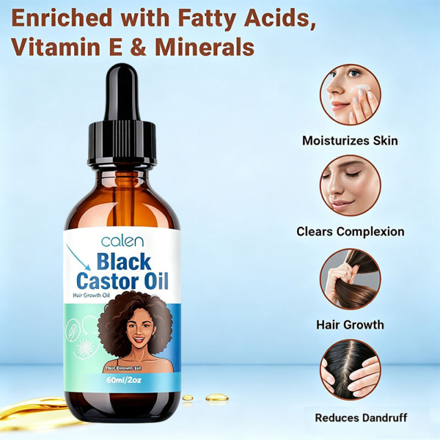 Luxfume 60Ml Private Label Natural African Black Women Biotin Regrowth Serum Castor Hair Growth Oil Castor Oil Nourish Scalp,MY SHOP
