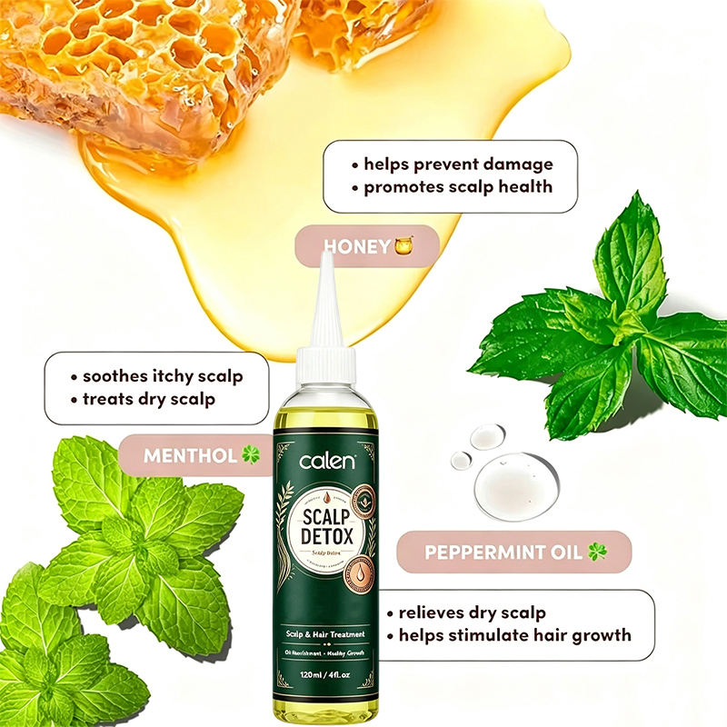 Oalen Custom Logo Pre-Shampoo Scalp Oily Control Soothing Scalp Relief Scalp Detox Pores Remove Buildup Refresh Irritated Scalp,oalen cosmetics