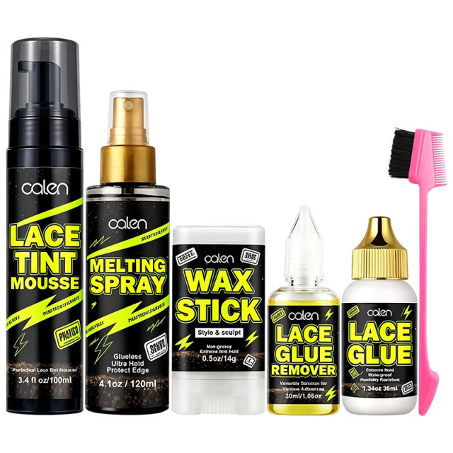 Luxfume Moisturizing and Anti-frizzy Hair Install Kit Lace Tint Mousse Melting Spray Wax Stick Lace Glue Remover Lace Glue,MY SHOP