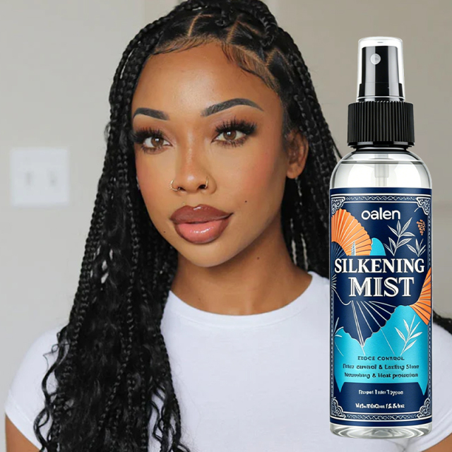 Oalen Private Label Braid Care Hair Kit Scalp Oil Braid Sheen Spray Braid Gel for Box Braids and Twists Hairstyles,MY SHOP