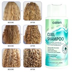 Luxfume Private Label Natural Wave Hair Styling Set Nourishing Anti-Frizz Curly Hair Shampoo and Styling Cream Kit for Curl,oalen cosmetics