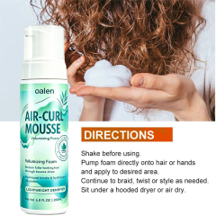 Luxfume Private Label Natural Wave Hair Styling Set Nourishing Anti-Frizz Curly Hair Shampoo and Styling Cream Kit for Curl,oalen cosmetics