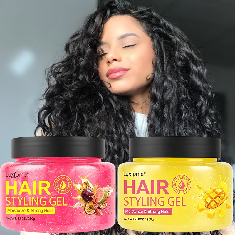 Private Label Strong Hold Style Hair Pomade Natural Ingredients Hair Styling Gel for Braid and All Kinds of Hair Styling Product,oalen cosmetics