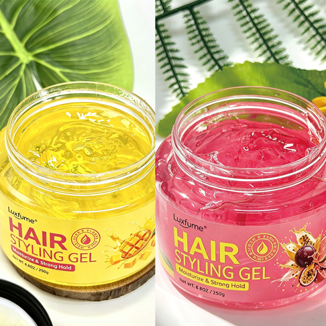 Private Label Strong Hold Style Hair Pomade Natural Ingredients Hair Styling Gel for Braid and All Kinds of Hair Styling Product,oalen cosmetics