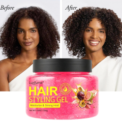 Private Label Strong Hold Style Hair Pomade Natural Ingredients Hair Styling Gel for Braid and All Kinds of Hair Styling Product,oalen cosmetics