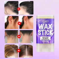Private Label Strong Hold No Flaking & Residue Hair Wax Stick for Curly Frizzy Hair Edge Control Wax Stick for Flyaways Hair,oalen cosmetics