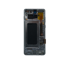 Refurbished Replacement OLED Screen With Frame for Samsung Galaxy S10 Plus - G975F -  Prism White