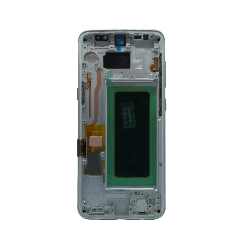 Refurbished Replacement OLED Screen With Frame for Samsung Galaxy S8 - G950F - Silver