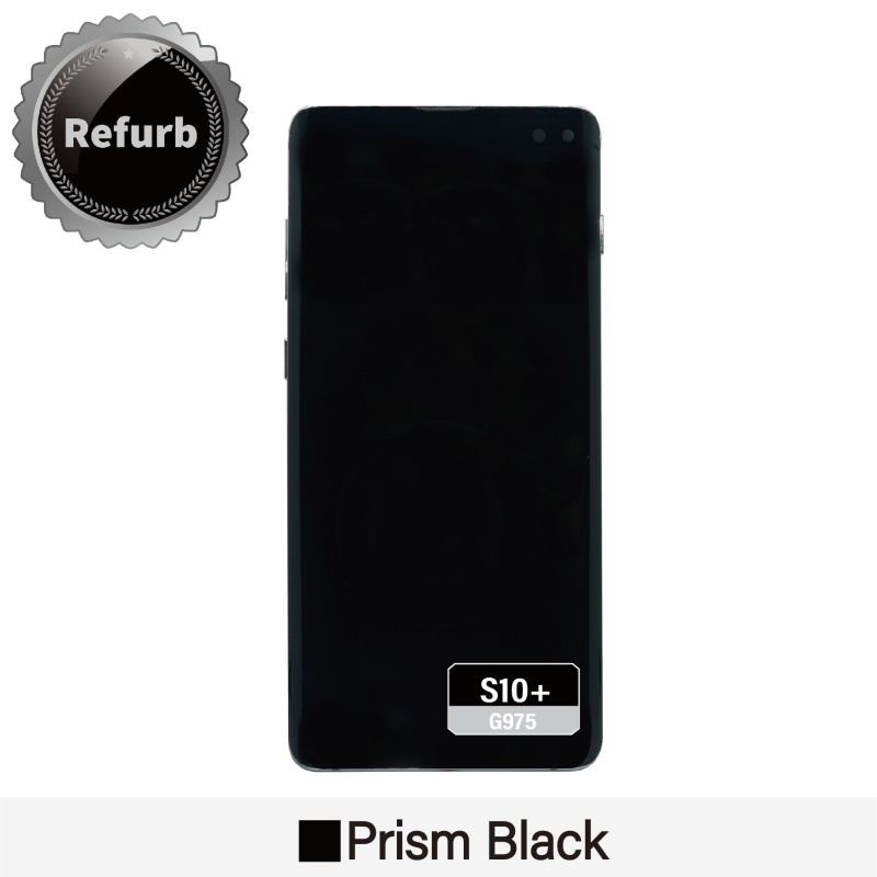 Refurbished Replacement OLED Screen With Frame for Samsung Galaxy S10 Plus - G975F -  Prism Black