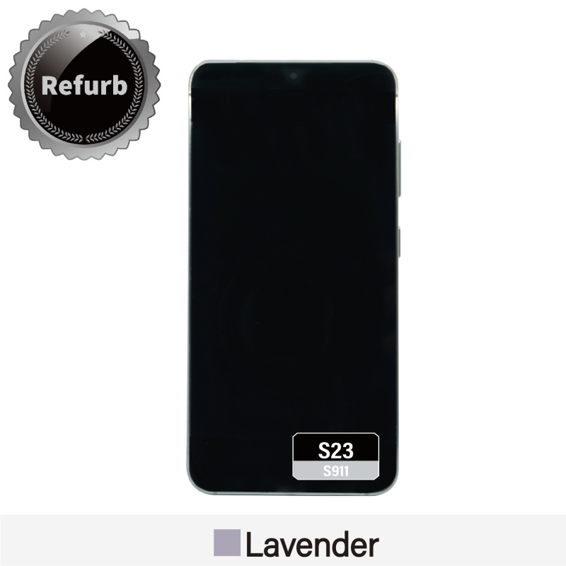 Refurbished Replacement OLED Screen With Frame for Samsung Galaxy S23 - S911 - Lavender