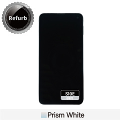 Refurbished Replacement OLED Screen With Frame for Samsung Galaxy S10E - G970F - Prism White