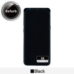 Refurbished Replacement OLED Screen With Frame for Samsung Galaxy S8 - G950F - Black