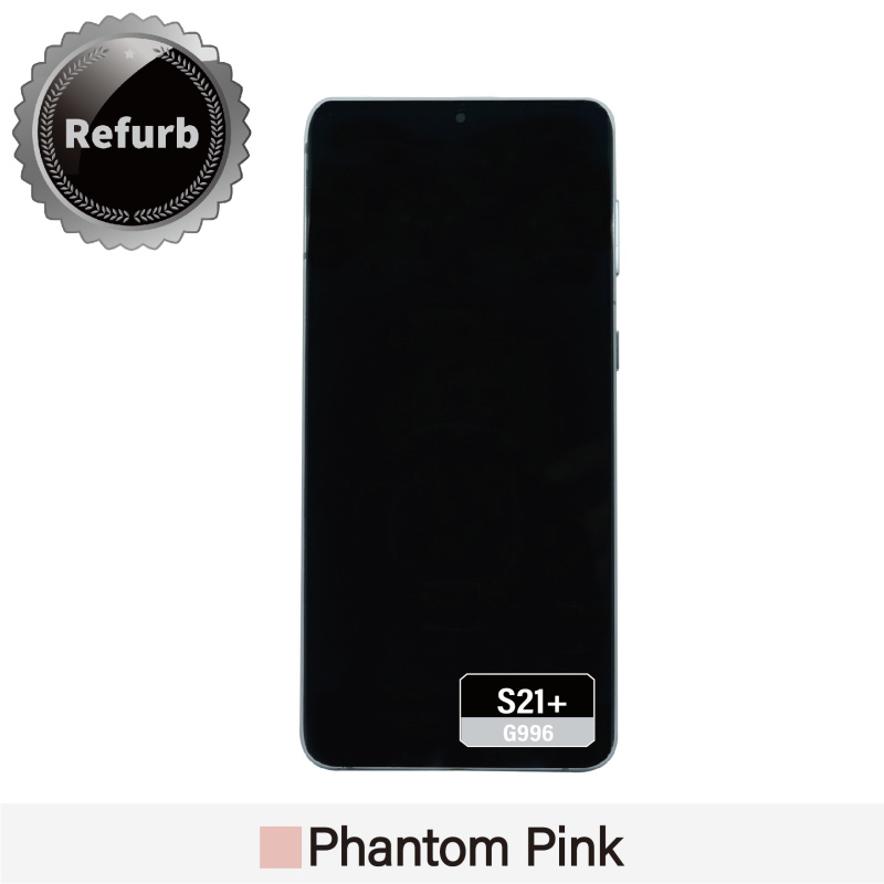 Refurbished Replacement OLED Screen With Frame for Samsung Galaxy S21 Plus - G996 -  Phantom Pink