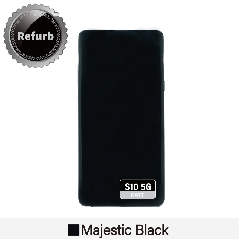 Refurbished Replacement OLED Screen With Frame for Samsung Galaxy S10 5G - G977F -  Majestic Black
