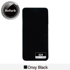 Refurbished Replacement OLED Screen With Frame for Samsung Galaxy S24 - S921 - Onyx Black