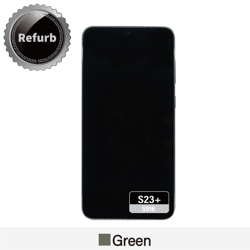 Refurbished Replacement OLED Screen With Frame for Samsung Galaxy S23 Plus - S916 - Green
