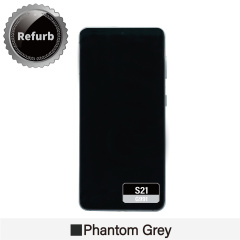 Refurbished Replacement OLED Screen With Frame for Samsung Galaxy S21 - G991 -  Phantom Grey